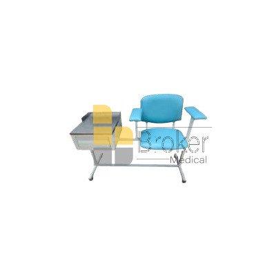 SILLA PARA TOMA DE MUESTRAS CON GABINETE